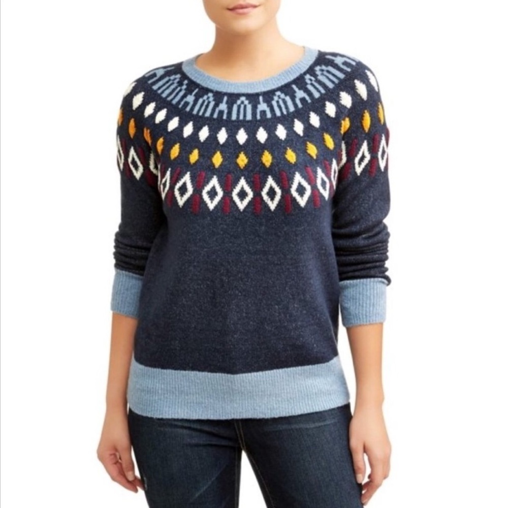 Time Tru Fair Isle Sweater XXXL 22